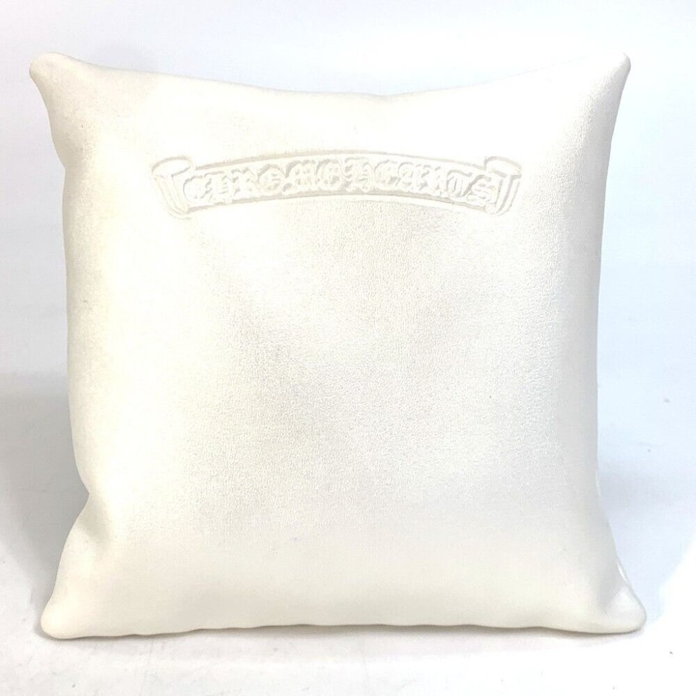 CHROME HEARTS for display for display logo mini interior cushion Leather White